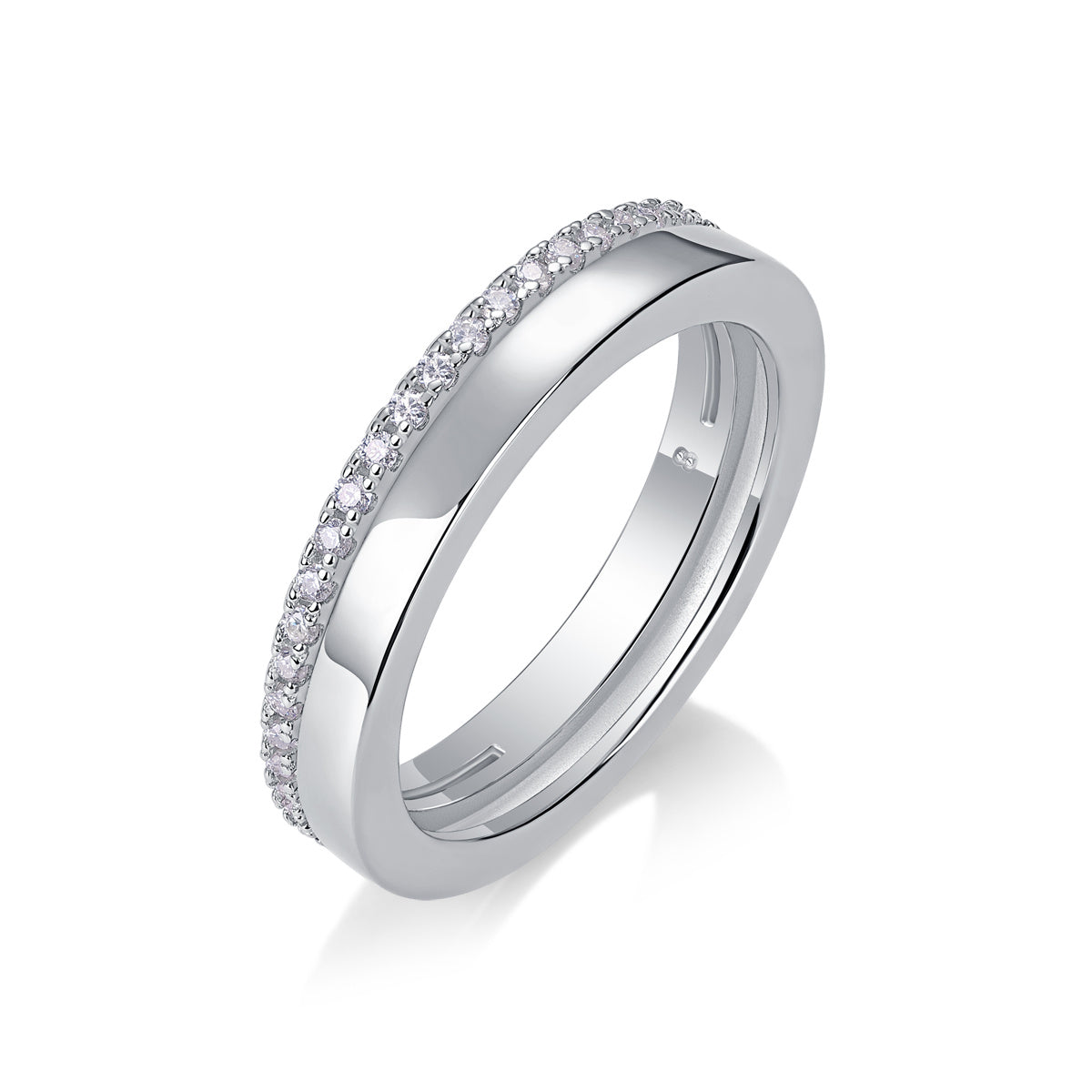 Double Ring Shadow - A Fashionable And Luxurious Jewelry Piece Set
