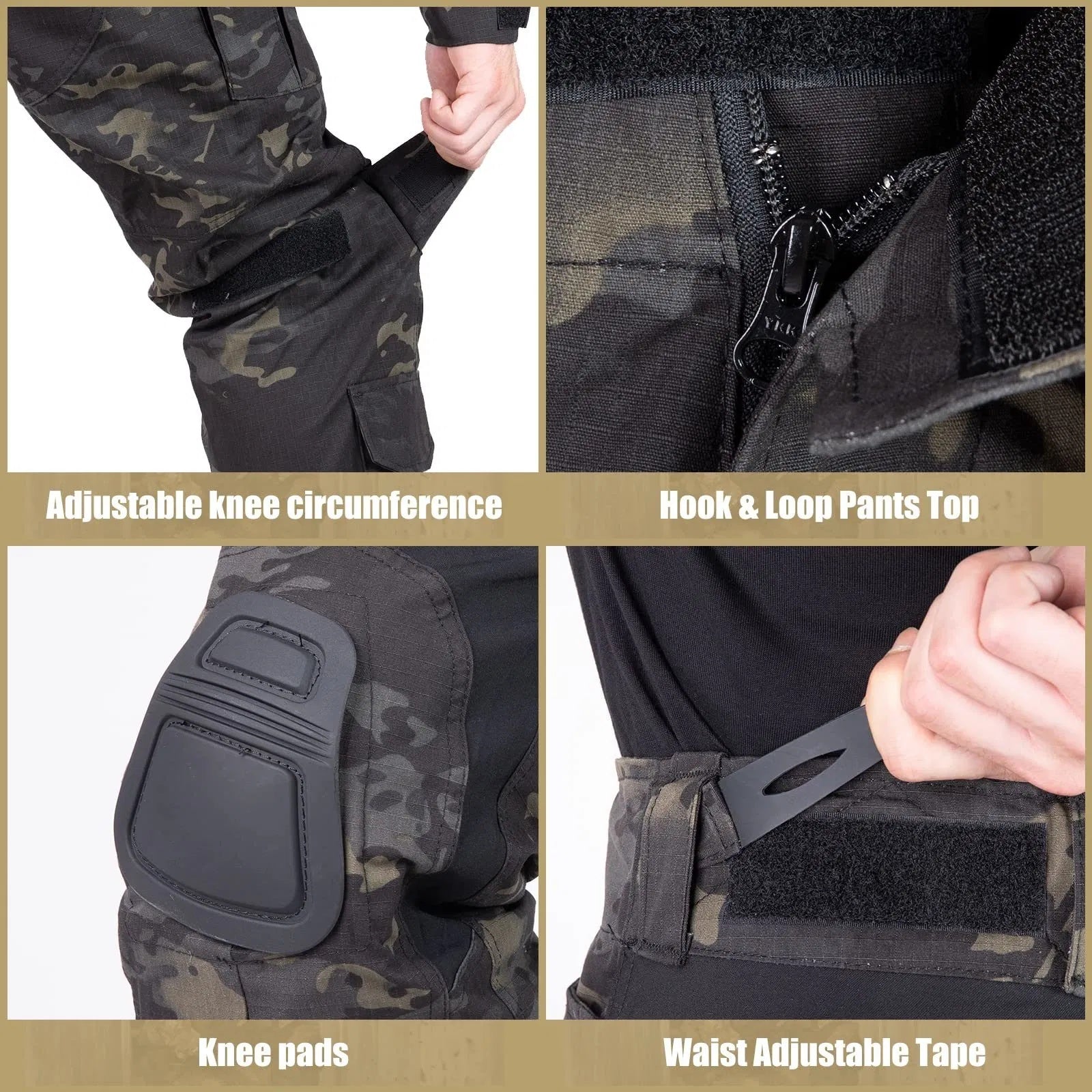 Pants For Men Rip-Stop Airsoft Gear