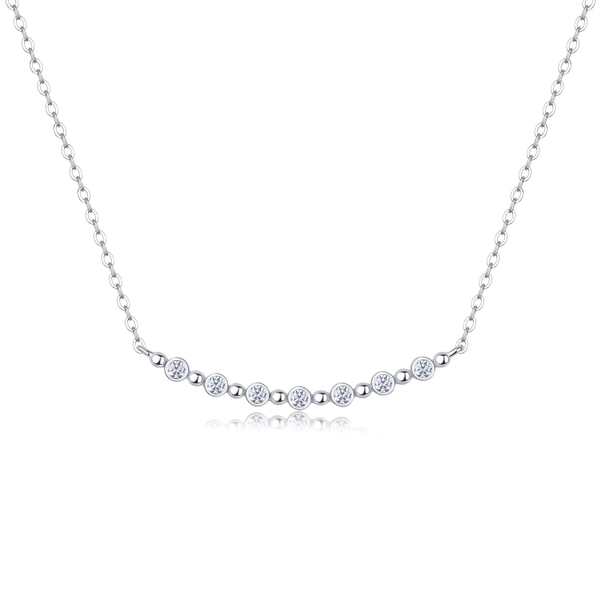 White Moon And Stars - A Fashionable And Luxurious Diamond Jewelry Pendant Set