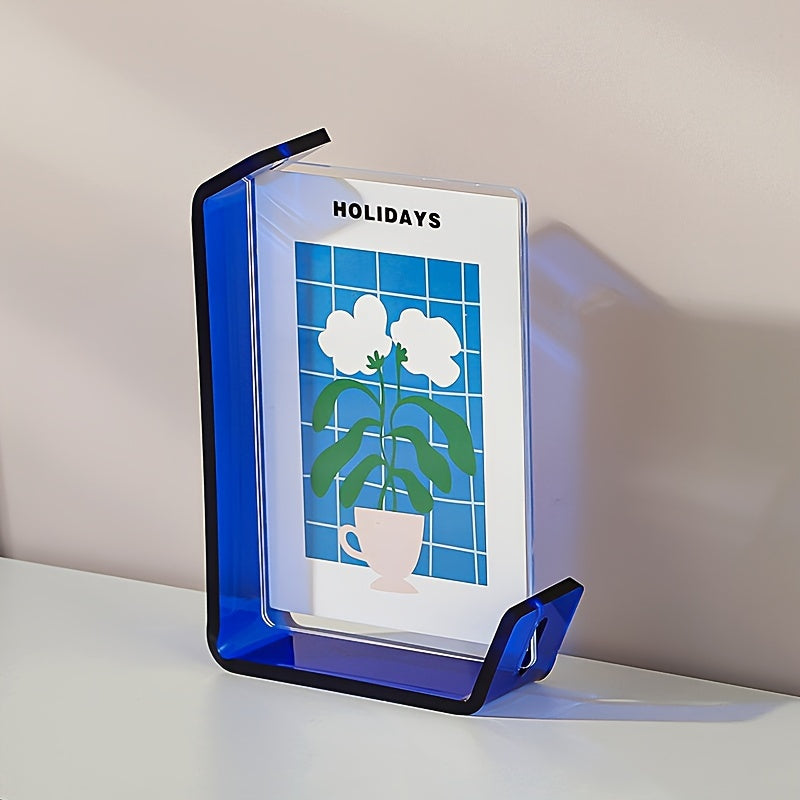 4x6 Inch Colorful Acrylic Photo Frame Box