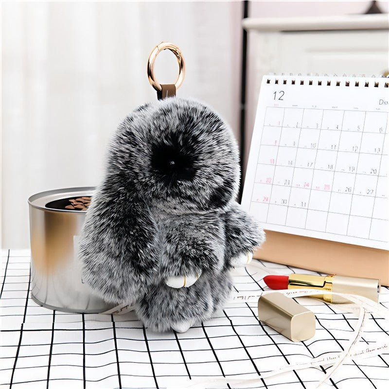 1PC Handmade Soft Plush Rabbit Toy