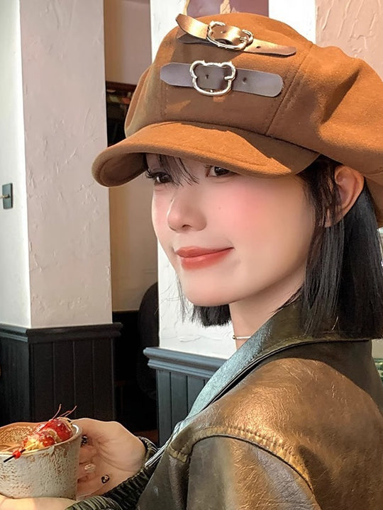 Cloud Hat For Women Autumn And Winter All-matching Small Face