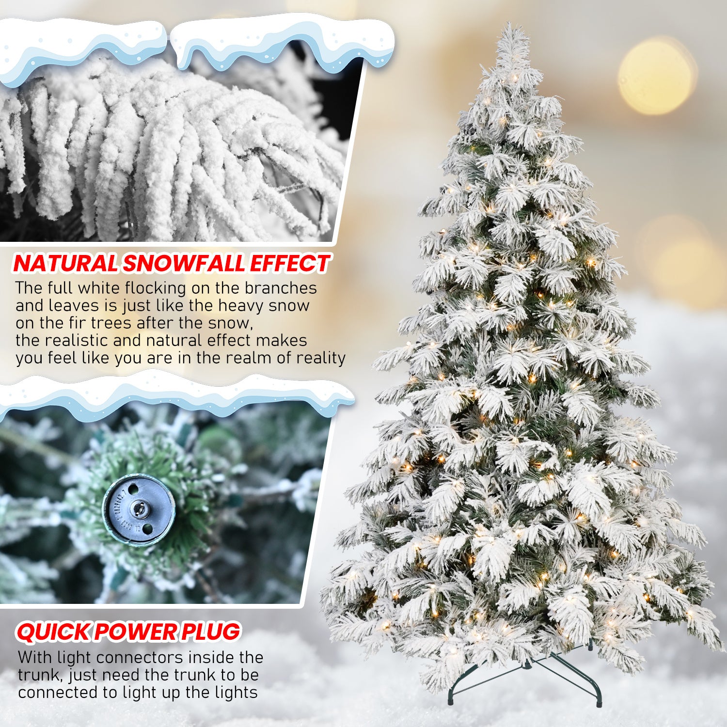 PE, PVC Christmas Tree