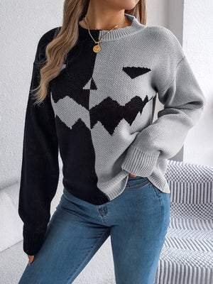 Long Sleeve Pullover Sweater Women's Clothing