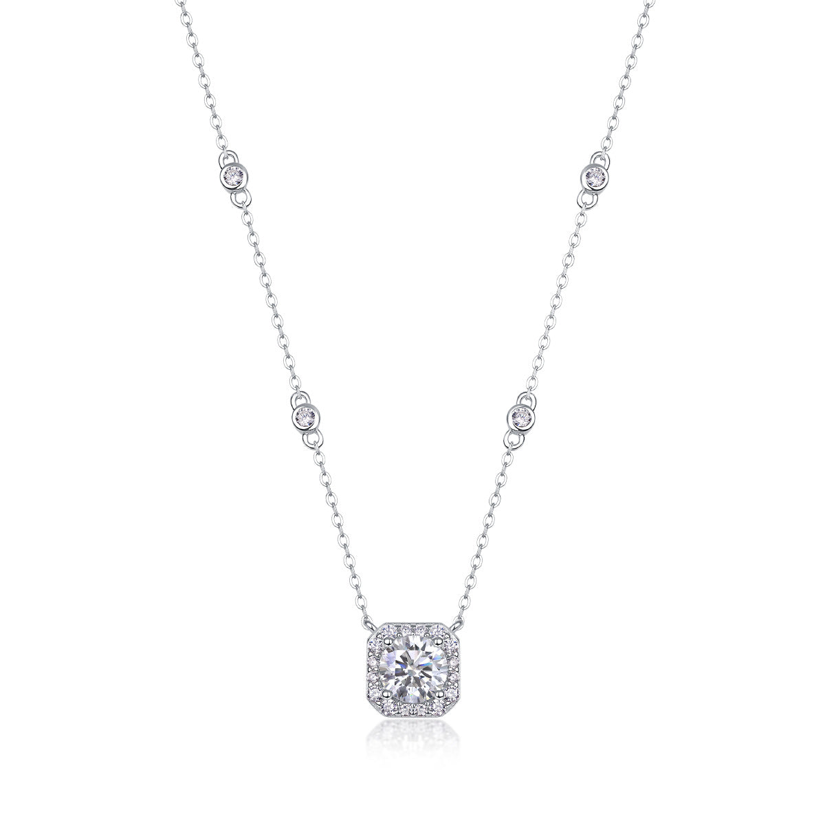 Flower Love - A Fashionable And Luxurious Diamond Jewelry Pendant Set