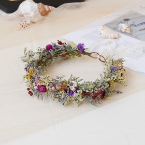 Gypsophila Crown, Dried Flower Crown