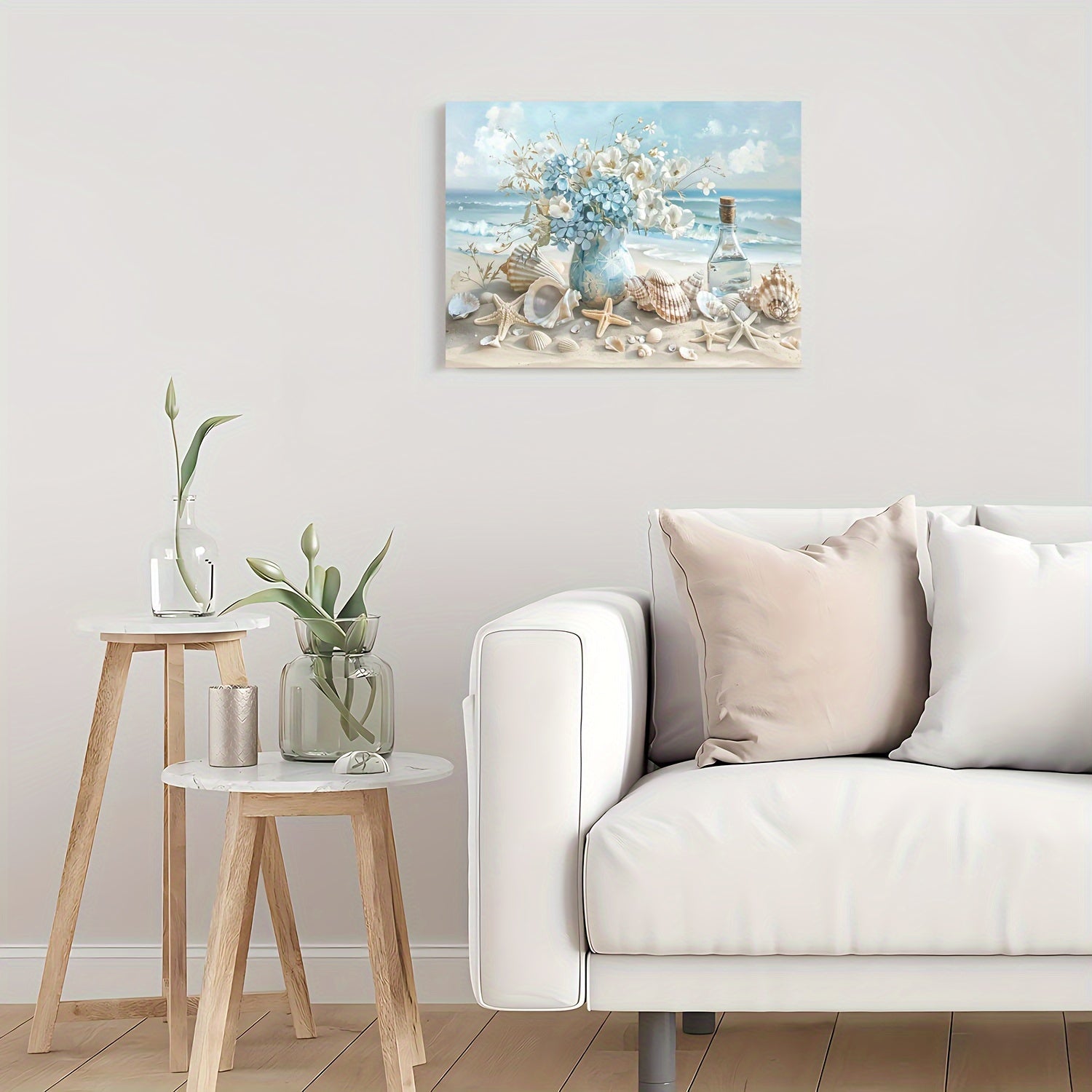 1 Piece Framed Wooden Canvas Painting