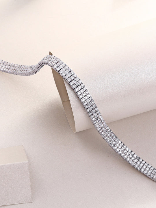 Chain Guanghua Luxury Fashion Mosan Diamond S925 Silver Bracelet Comparable To Natural Diamonds