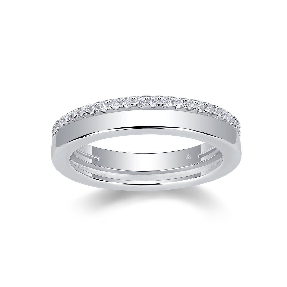 Double Ring Shadow - A Fashionable And Luxurious Jewelry Piece Set