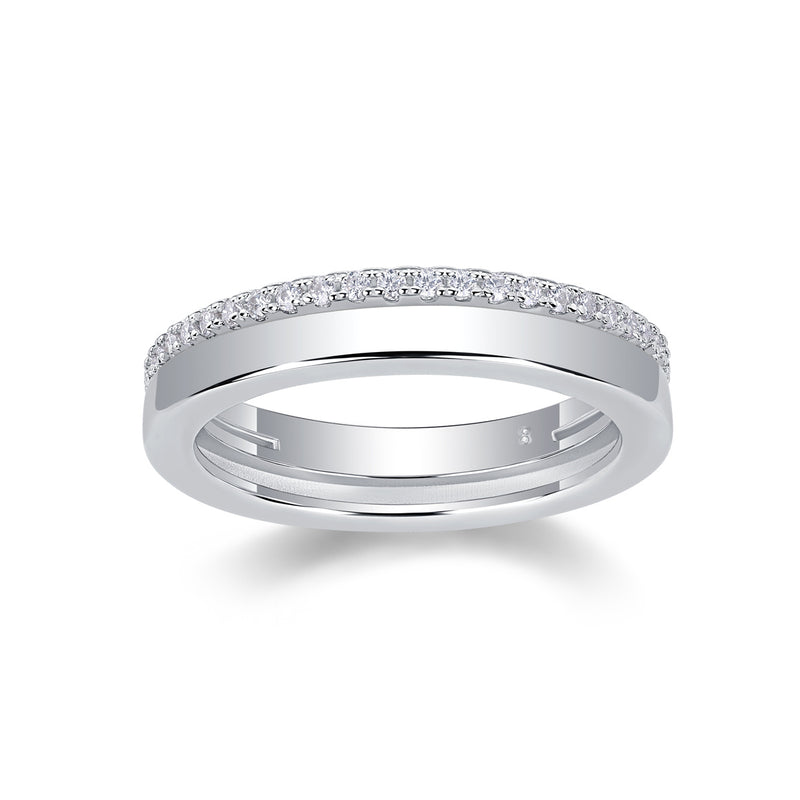Double Ring Shadow - A Fashionable And Luxurious Jewelry Piece Set