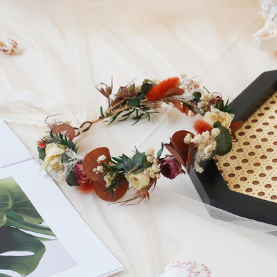Gypsophila Crown, Dried Flower Crown