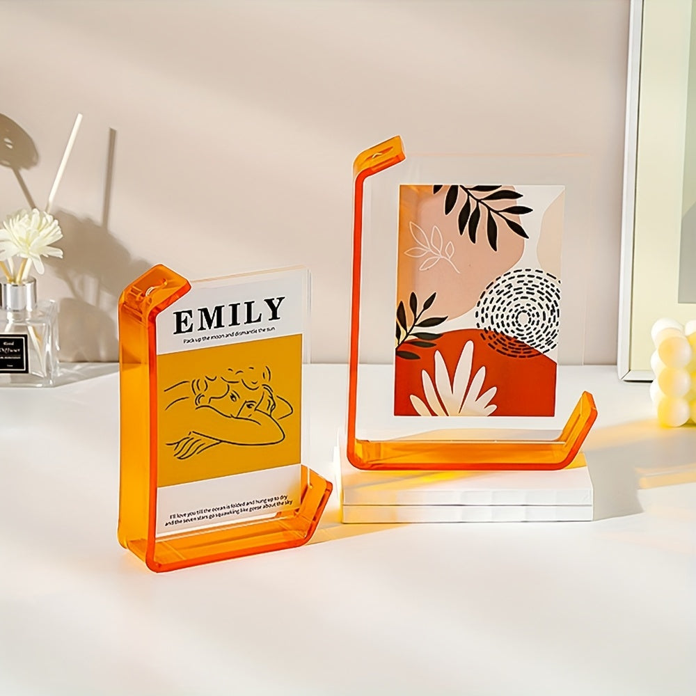 4x6 Inch Colorful Acrylic Photo Frame Box