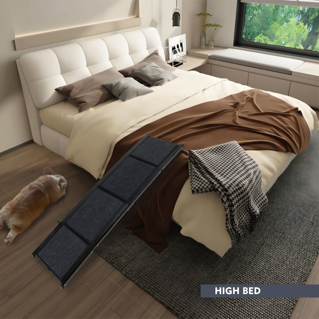 Dog Ramp For Car 65x17 Large Folding Pet Stair Ramps