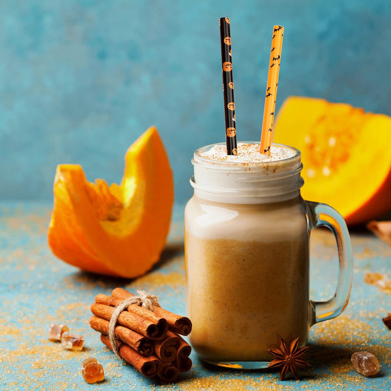 40 Pack Of 9 Inch BPA-Free Halloween Reusable Straws