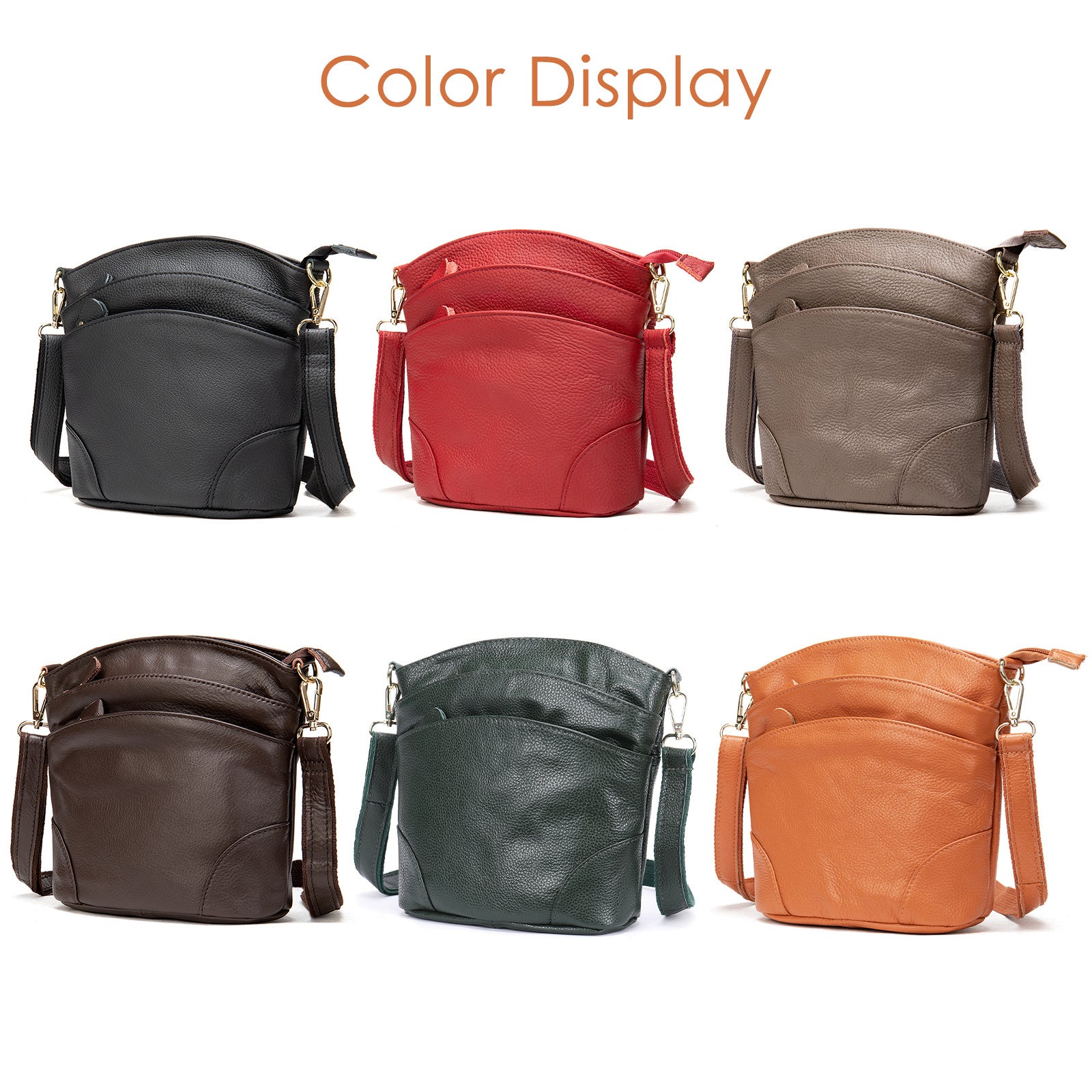 Women's Genuine Leather Crossbody Bag