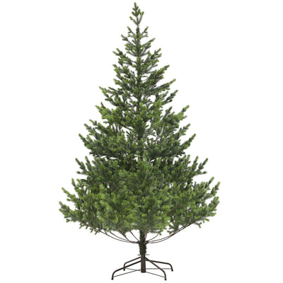 HOMCOM 7ft Artificial Christmas Tree, Sparse Realistic Cedar Tree