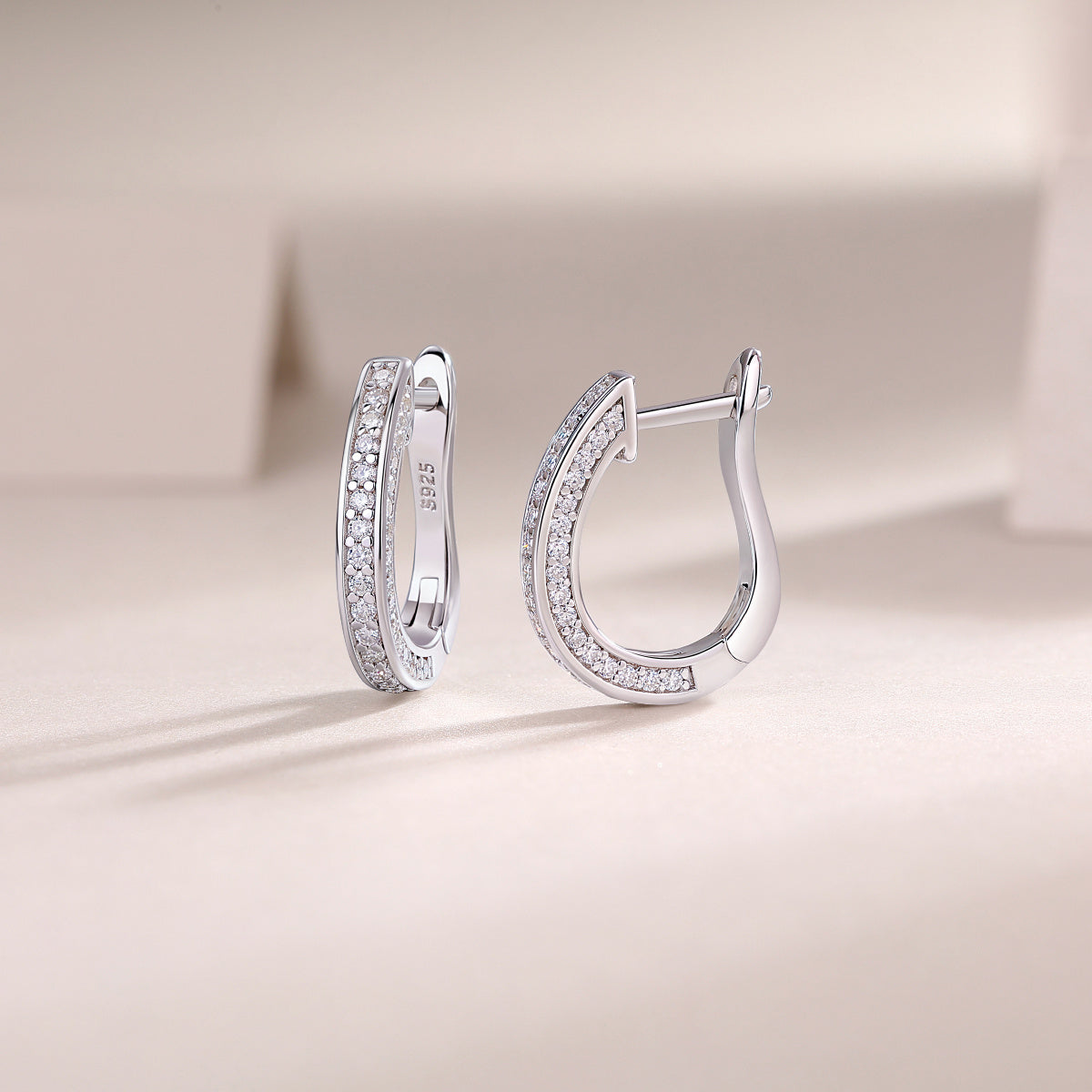 Highlight - S925 Moissanite Sterling Silver Earrings