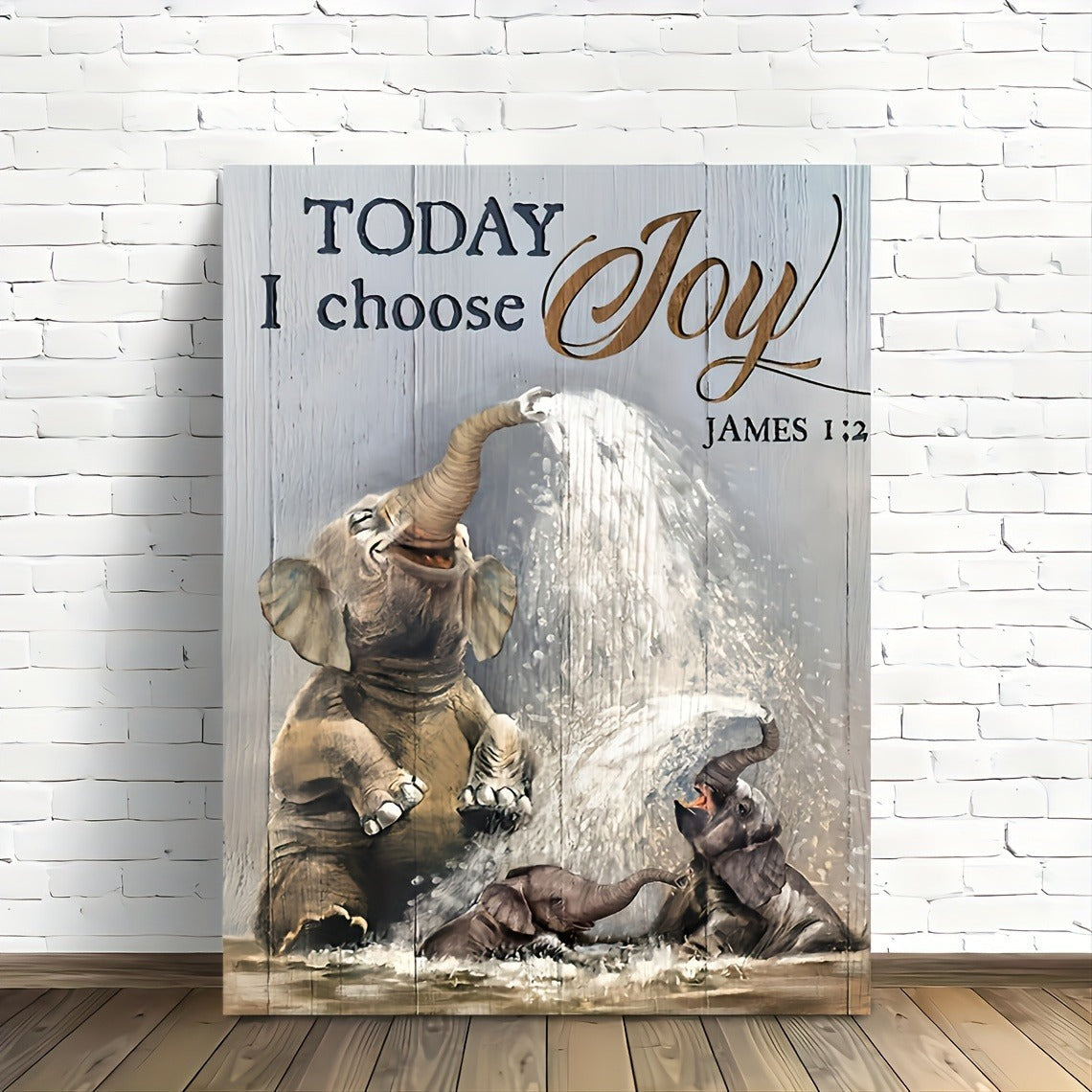 1pcs Canvas Painting With Wood Frame