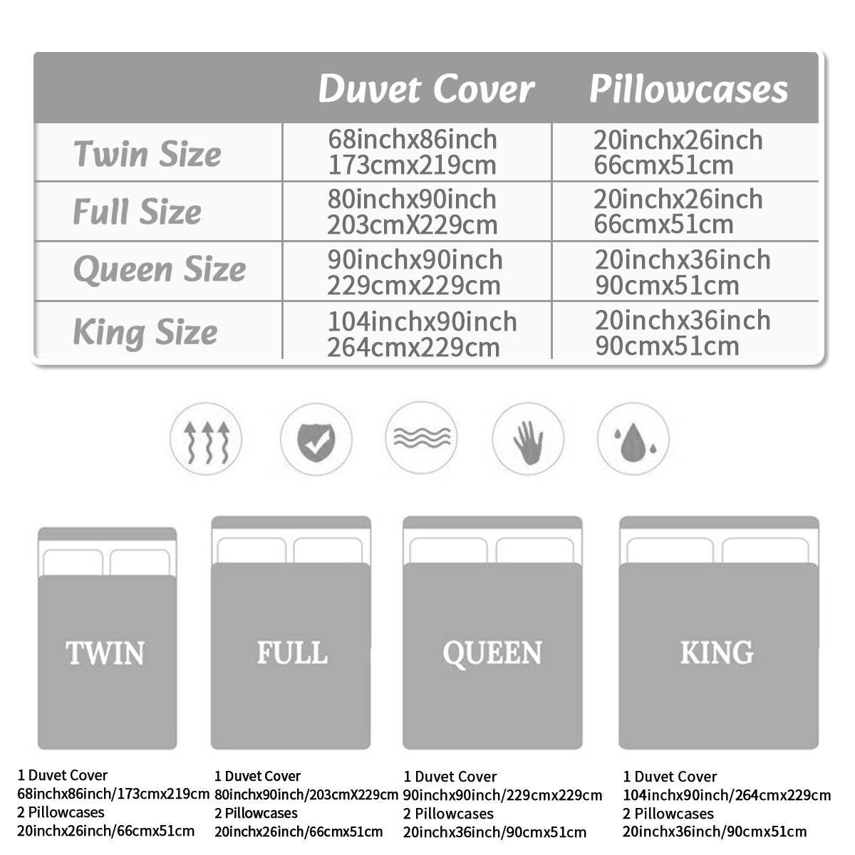 Self Made Three Piece Bedding Set