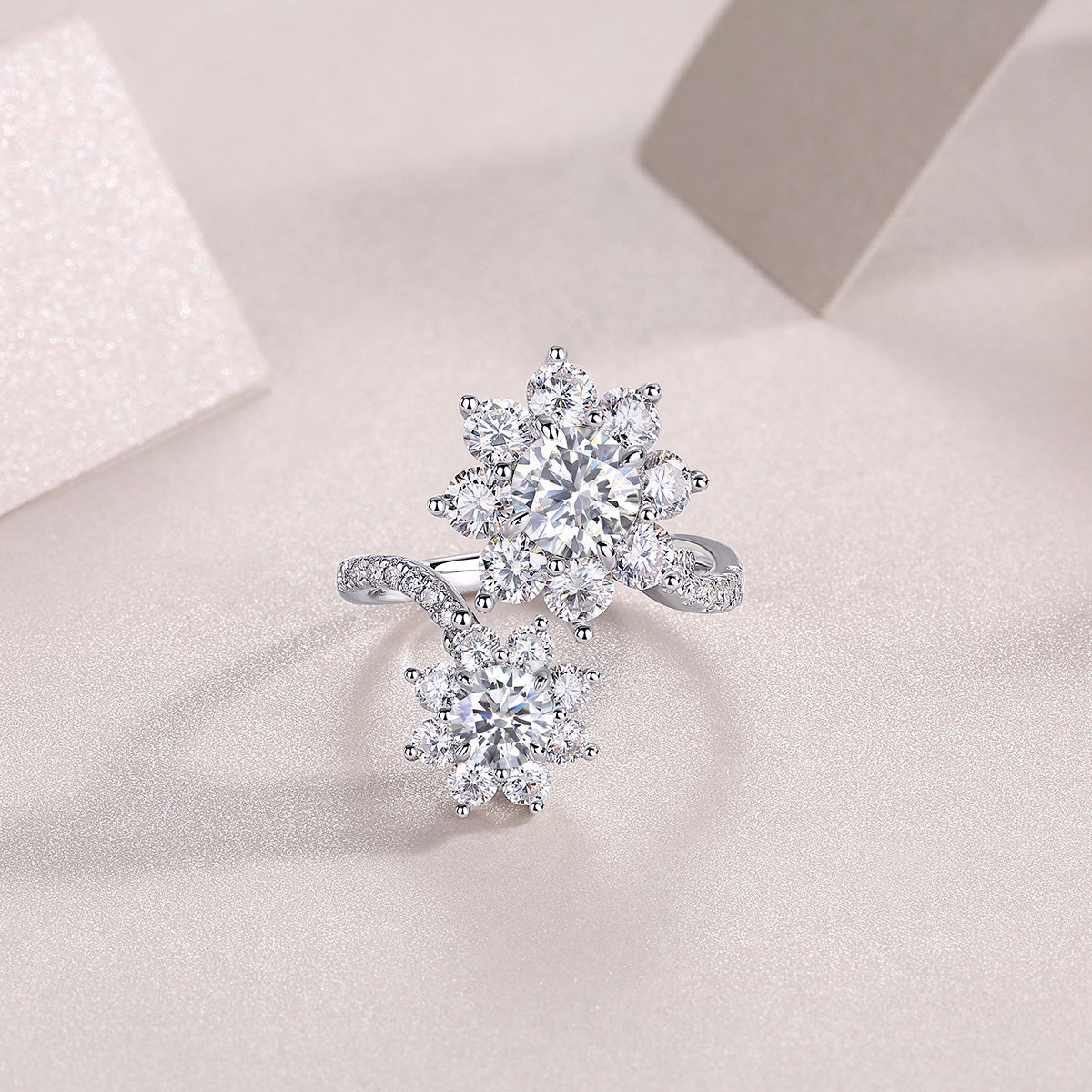 Petal Morning Dew - A Fashionable Diamond Jewelry Piece Set