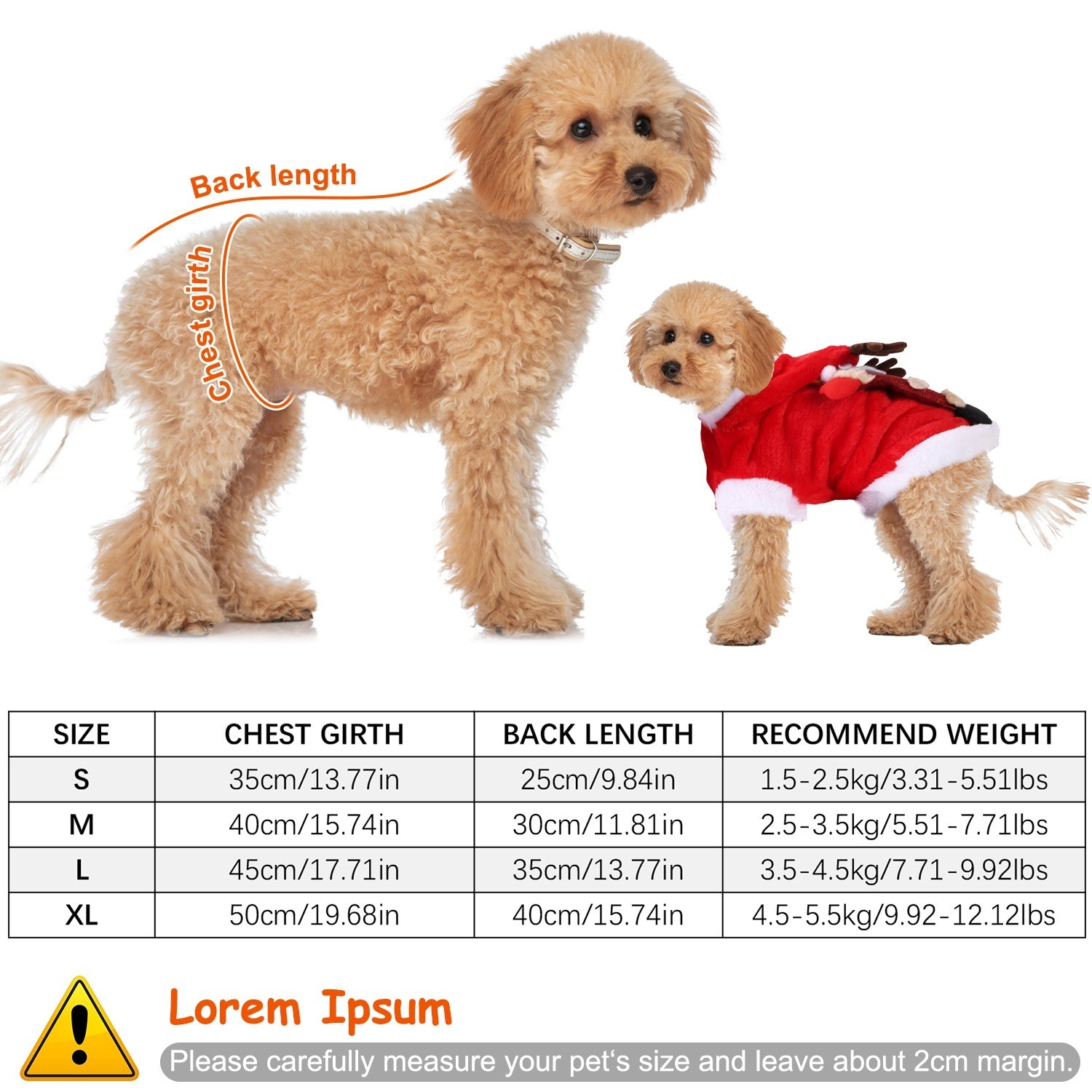 1Pc Pet Christmas Clothes Santa