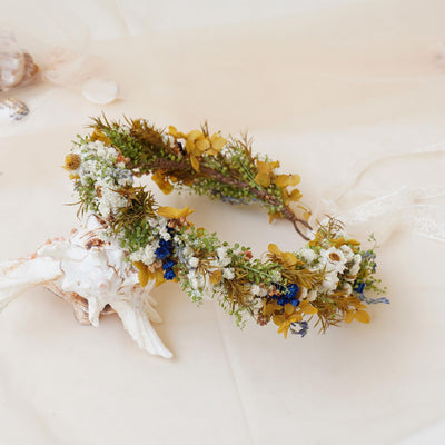 Gypsophila Crown, Dried Flower Crown