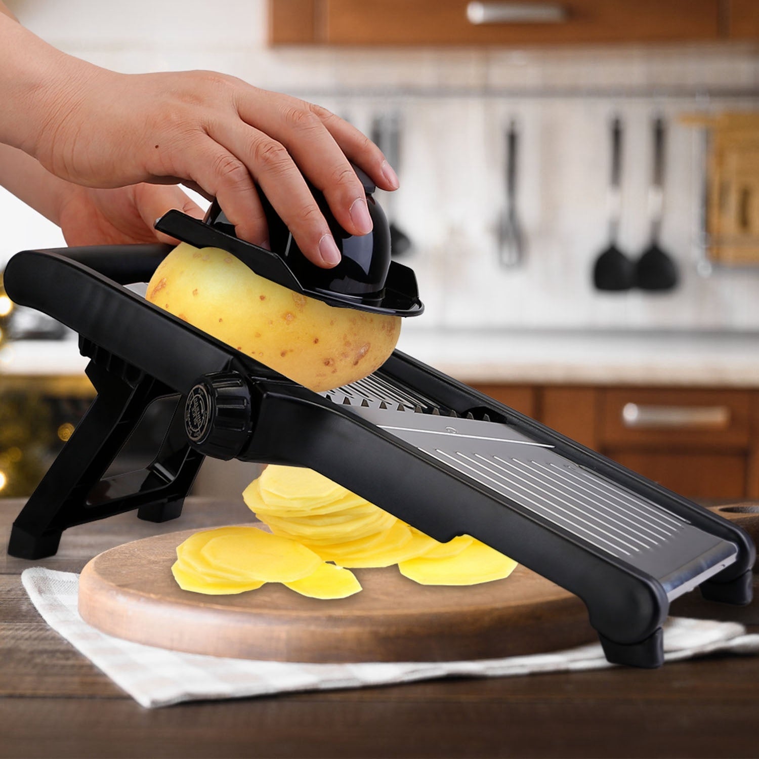 1Pc Mandoline Food Slicer Stainless Steel Food Cutter