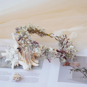 Gypsophila Crown, Dried Flower Crown