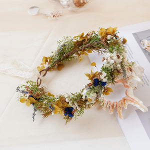 Gypsophila Crown, Dried Flower Crown