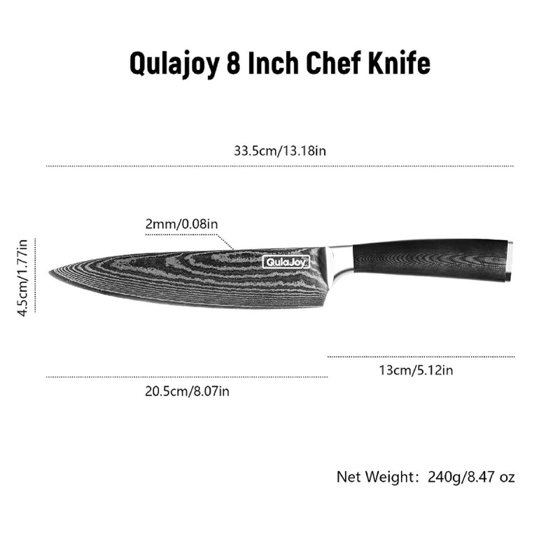 Qulajoy 8 Inch Chef Knife
