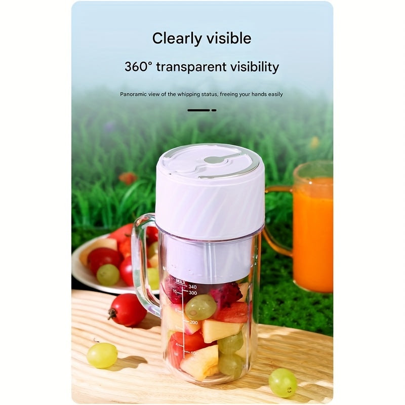 Portable Blender Rechargeable Blender Travel Cup With Lid And Straw