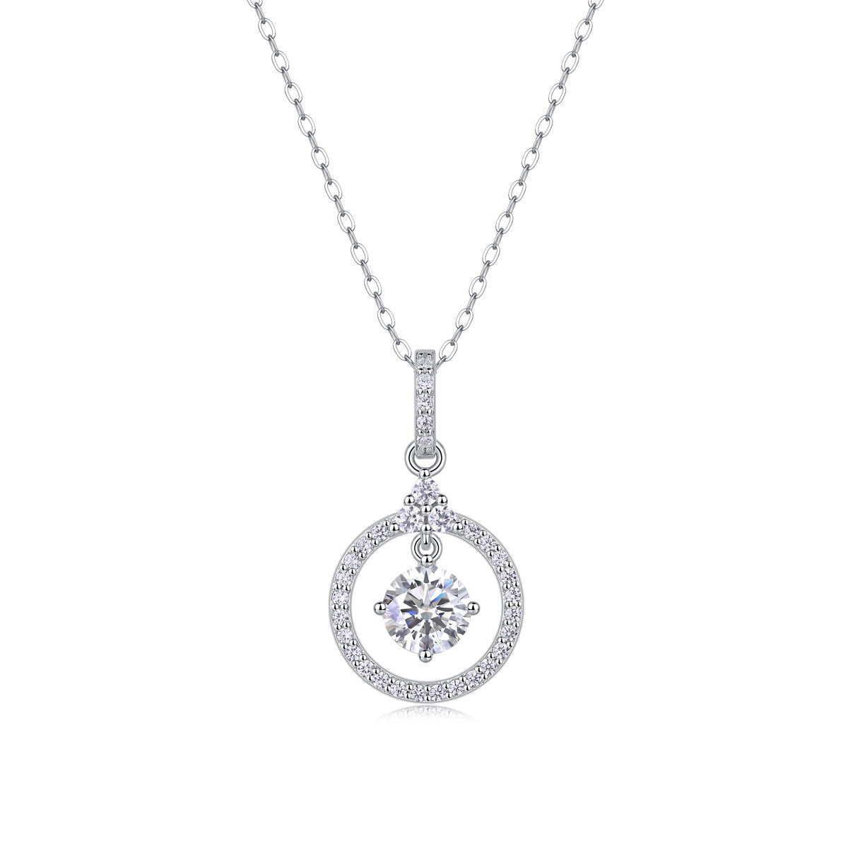 Love Ring - A Fashionable And Luxurious Diamond Jewelry Pendant Set
