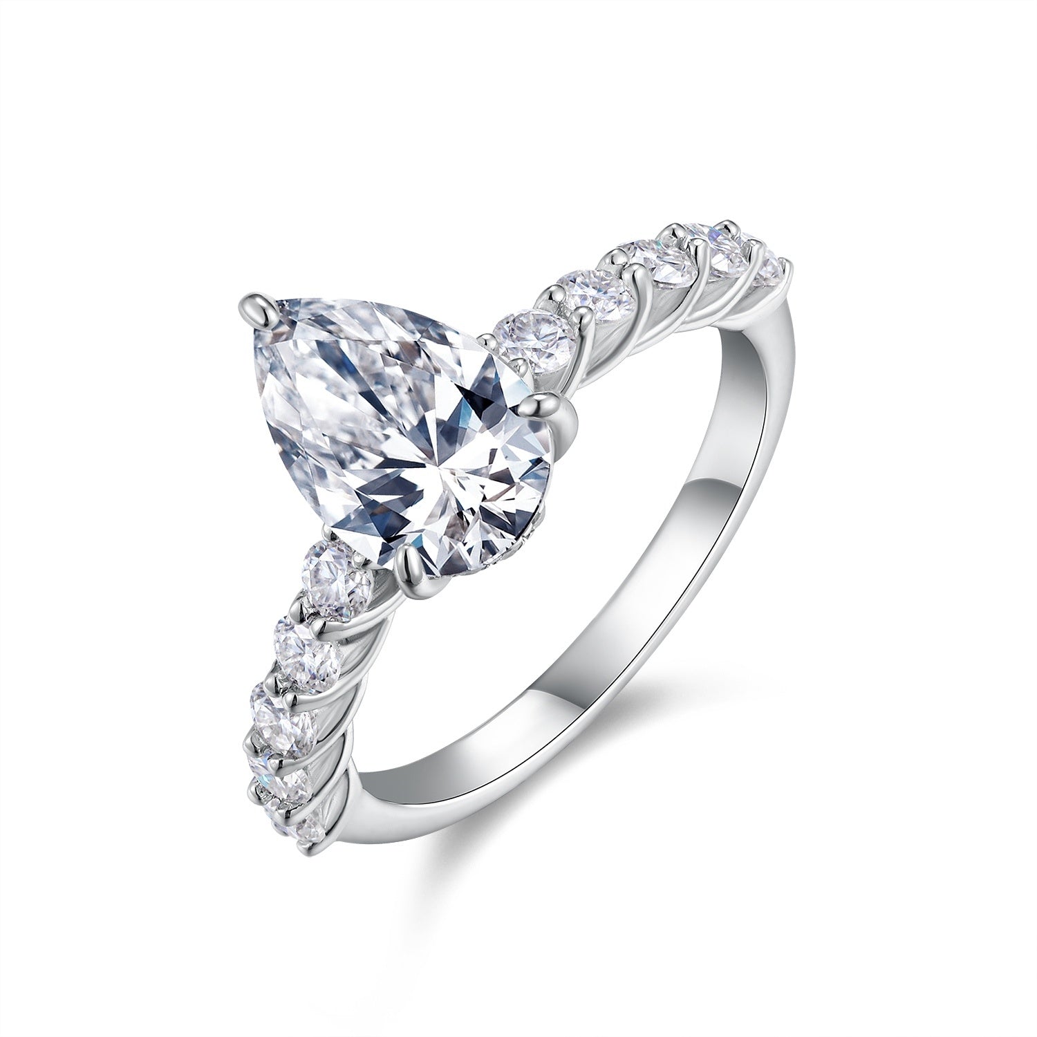 Moonlight Water Drop - A Fashionable Diamond Jewelry Piece Set