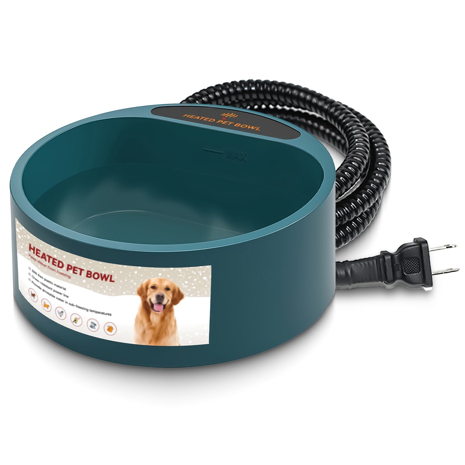 Heated Water Bowl For Dog Cat