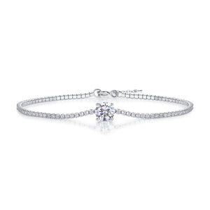 Dawn Luxury Fashion Mossan Diamond S925 Silver Bracelet