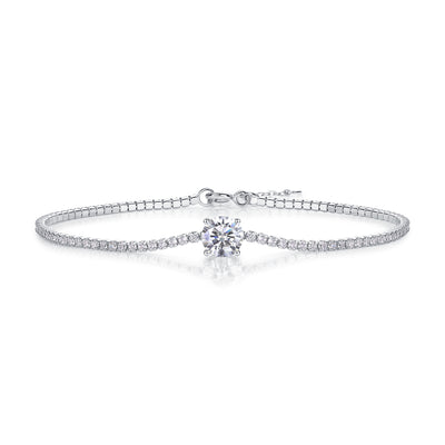 Dawn Luxury Fashion Mossan Diamond S925 Silver Bracelet