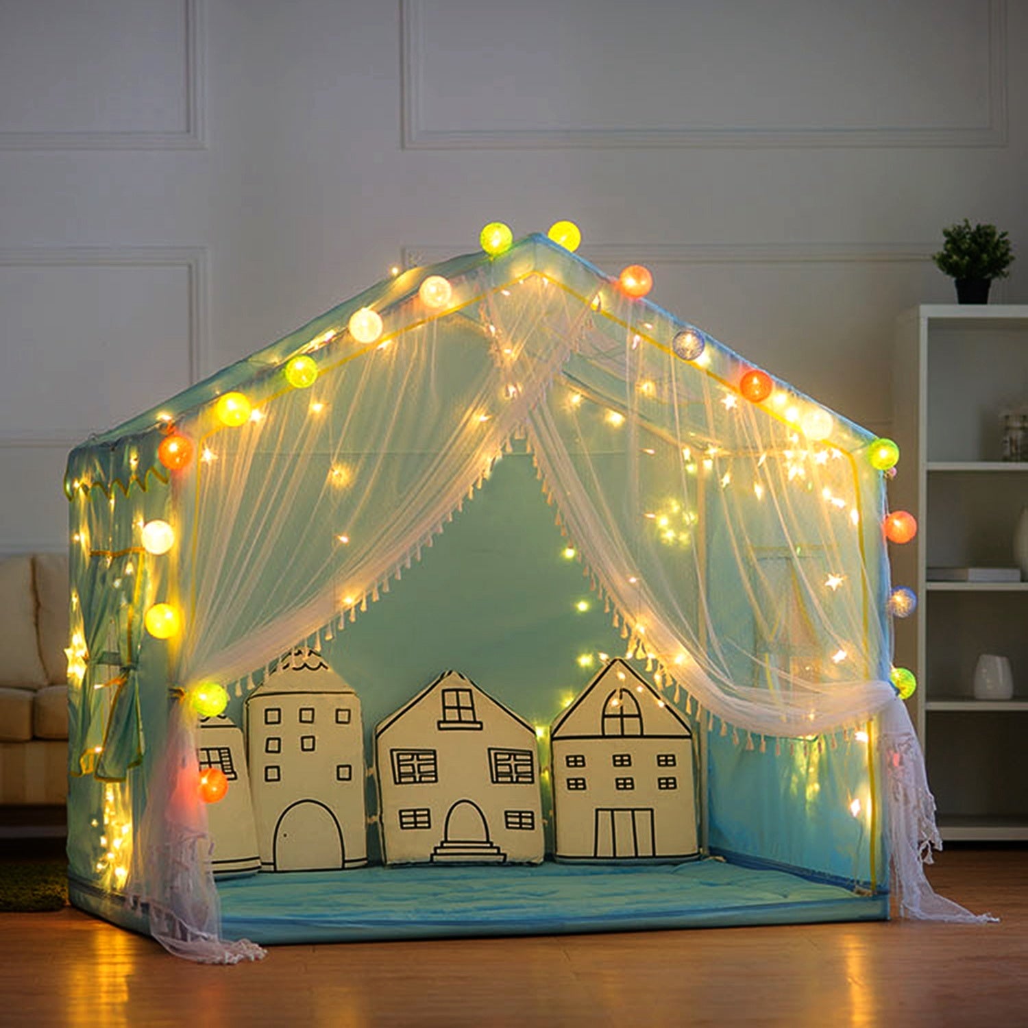 1Pc 3Meter 300 LEDs String Curtain Light With Remote