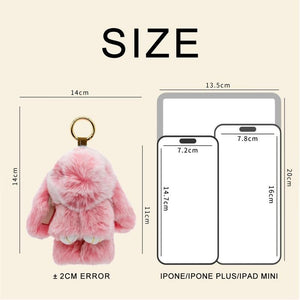 1PC Handmade Soft Plush Rabbit Toy