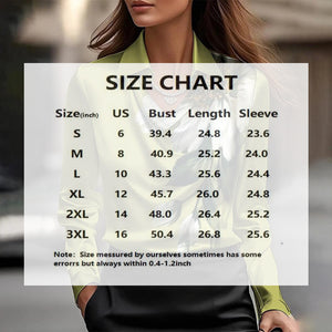 Women's Shirt Collar Long Sleeve Blouse With Floral Print - Button Front Comfort Top For Spring&Fall