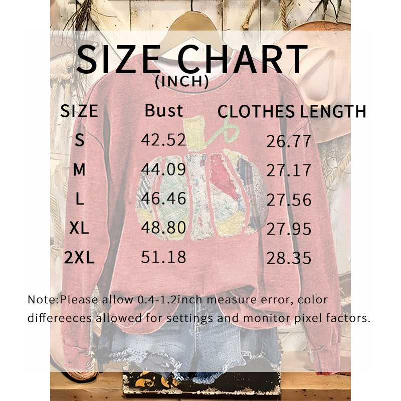 Women's Halloween Pumpkin Print T-Shirt Long Sleeve