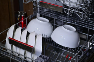 Lily Bone China Dinnerware Set, 16 Pieces, Service For 4, White Plates, Dishes, Bowls Set