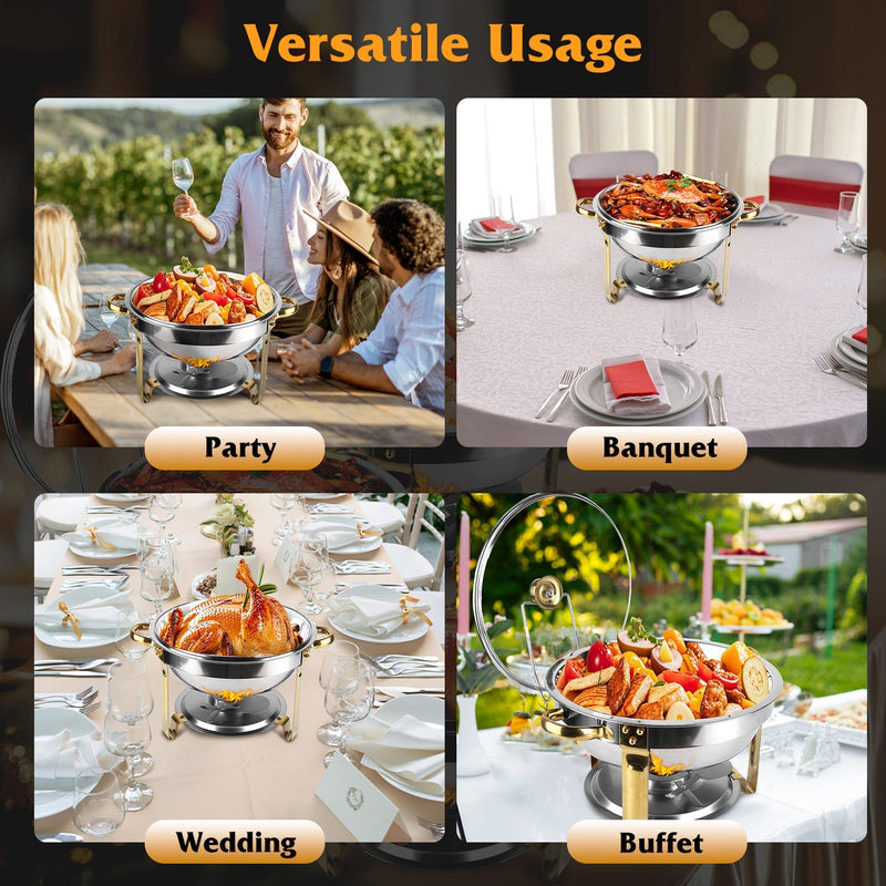 4Pcs Chafing Dish Buffet Set