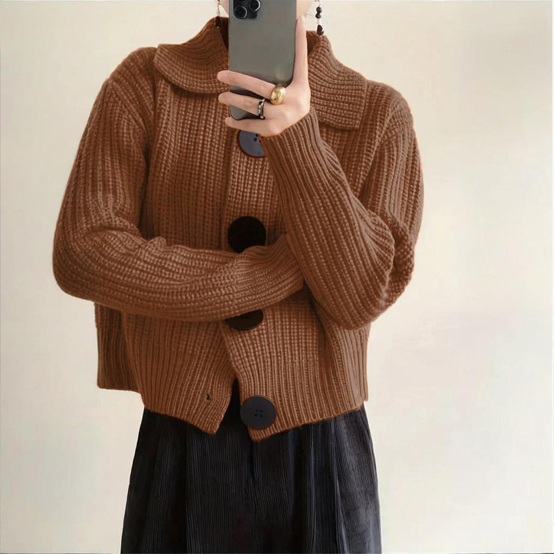 Women's Solid Color Free Size Sweater