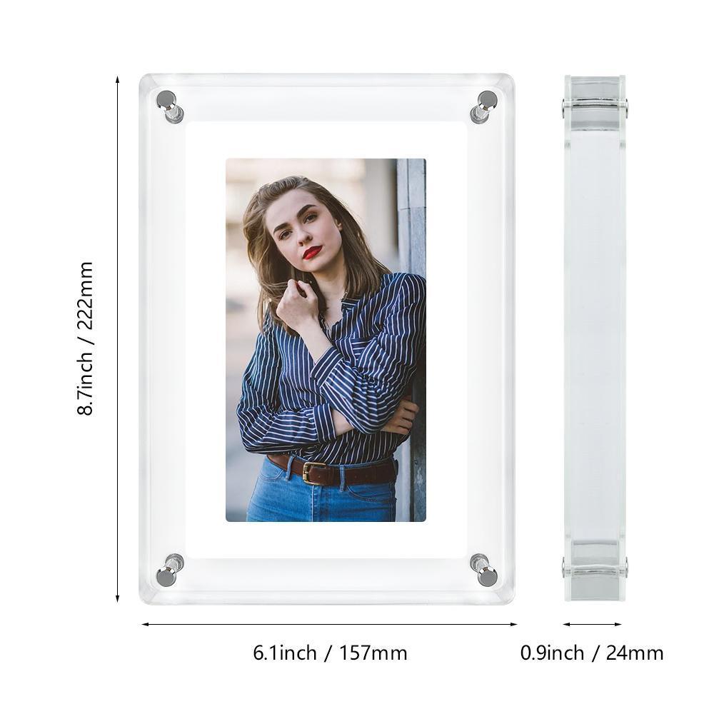 7-inch Acrylic Auto-rotating Digital Photo Frame