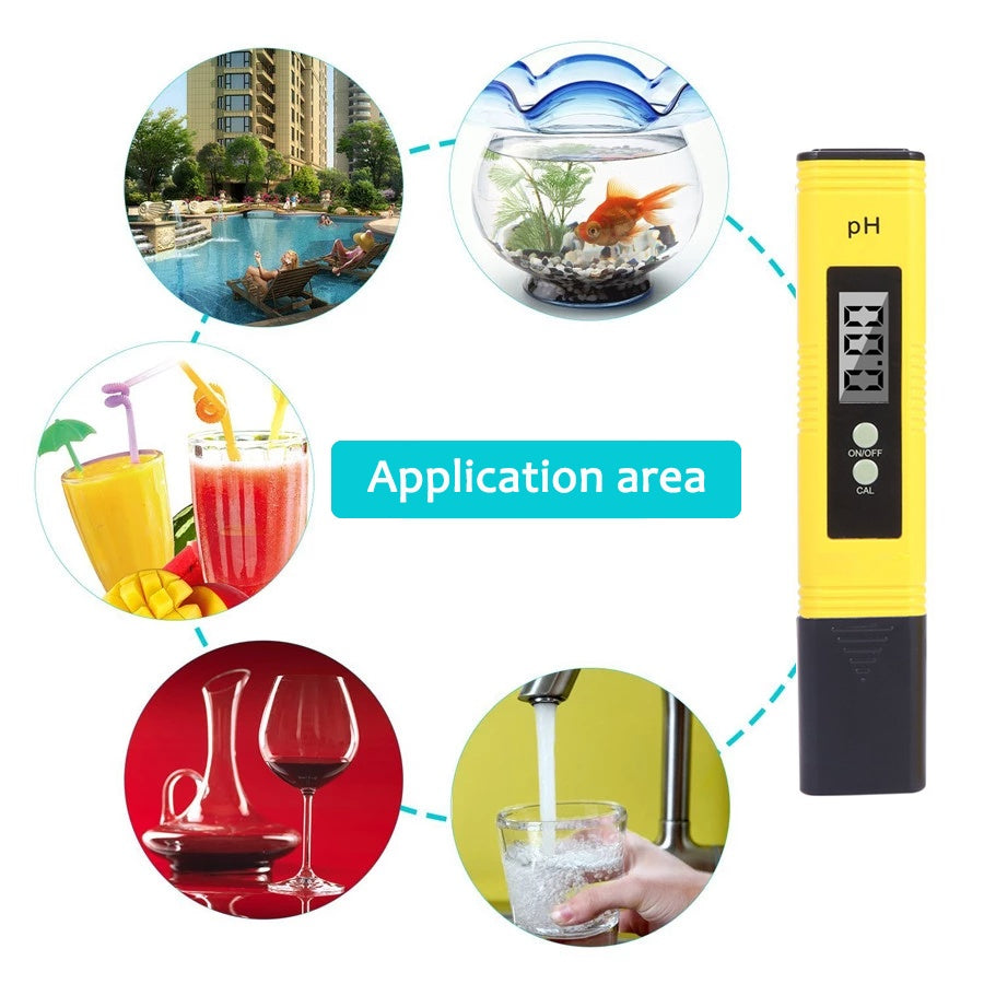 PH Meter 0.01 PH Battery Powder High Precision Water