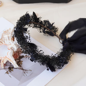 Gypsophila Crown, Dried Flower Crown