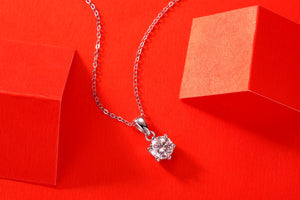 Breeze Dance - Affordable Diamond Jewelry Necklace Pendant Set