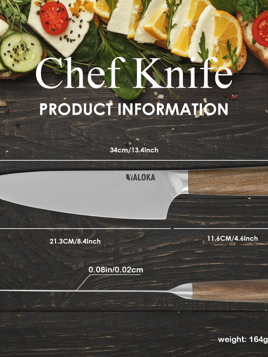 Chef Knife - 8-Inch Professional Japanese Kitchen Knife