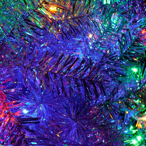 6FT Sliver Pre-Lit Artificial Christmas Tree